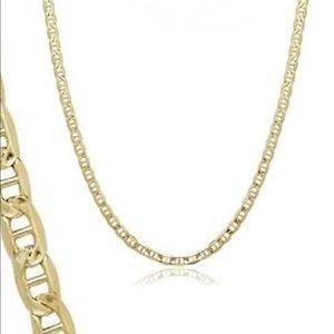 14 K Gold Marina chain, 24” , 2.5mm,